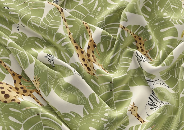 Wild Thing, Leaf - Motorised Roman Blind - Image 4